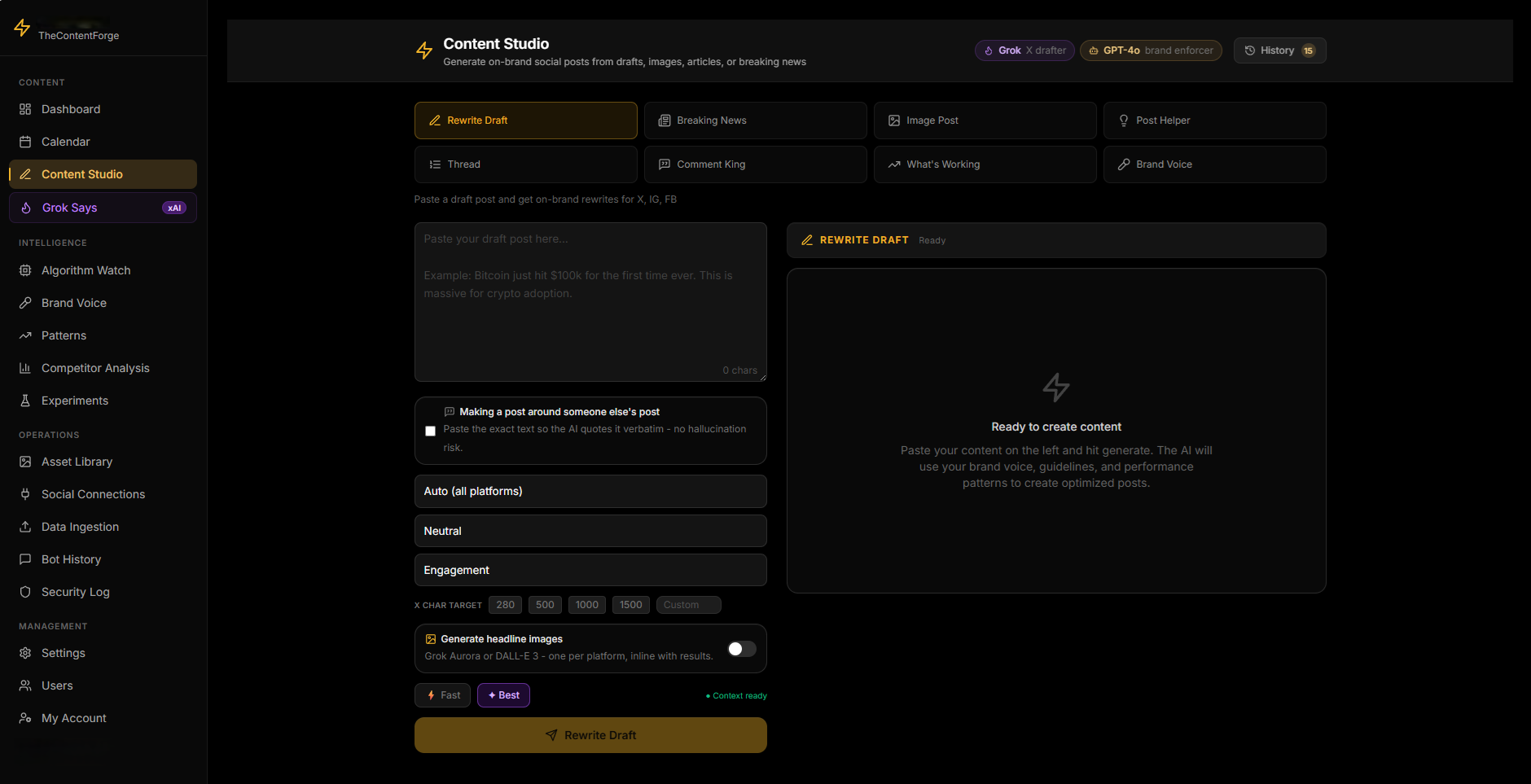 TheContentForge Content Forge